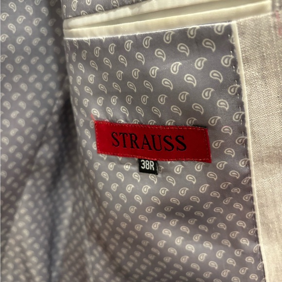 Men’s Strauss Blazer - Size 38R - Light Grey - Picture 2 of 2